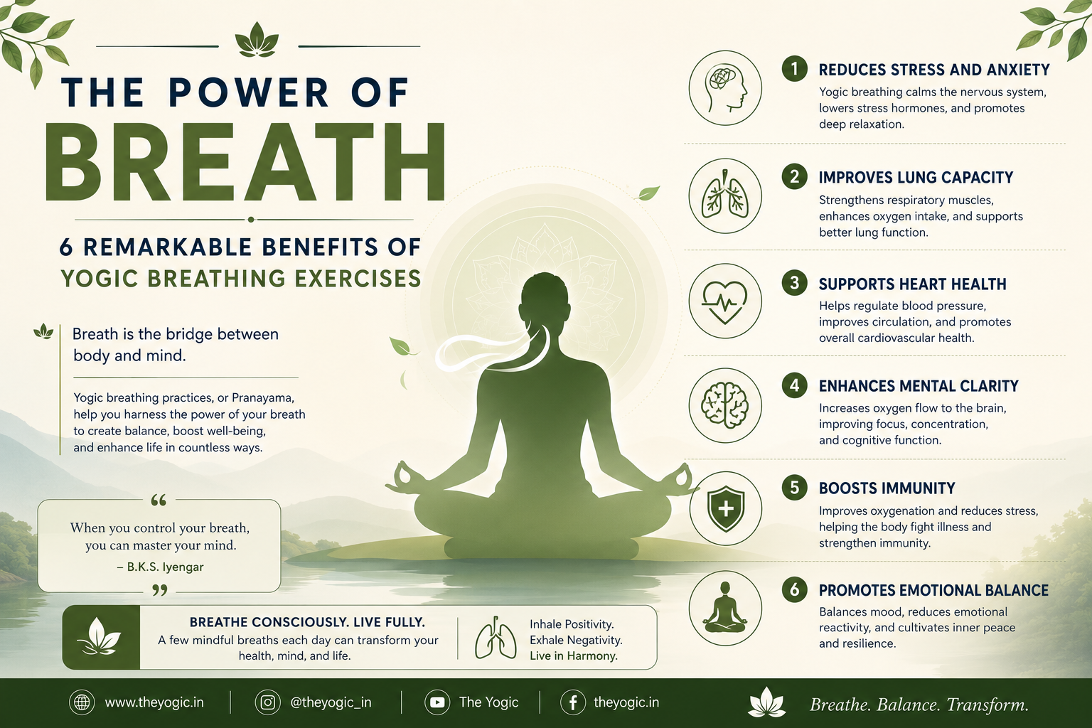 The Power of Breath 6 Remarkable Benefits of Yogic Breathing Exercises