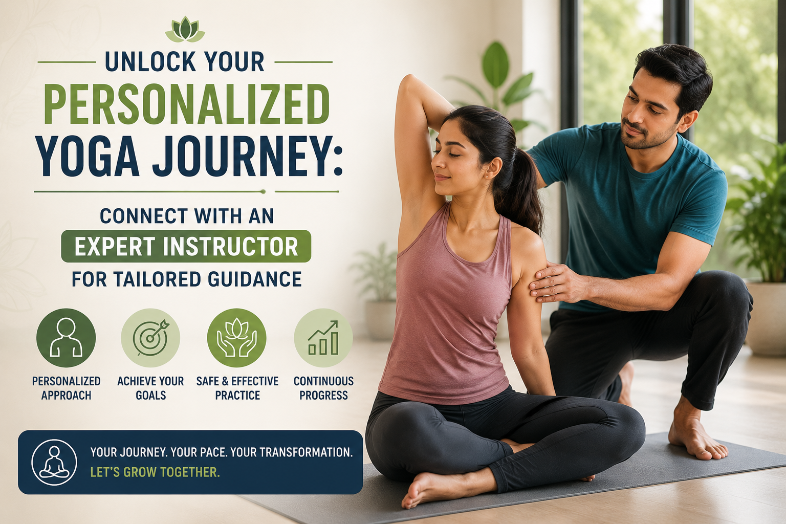 Unlock Your Personalized Yoga Journey Connect with an Expert Instructor for Tailored Guidance