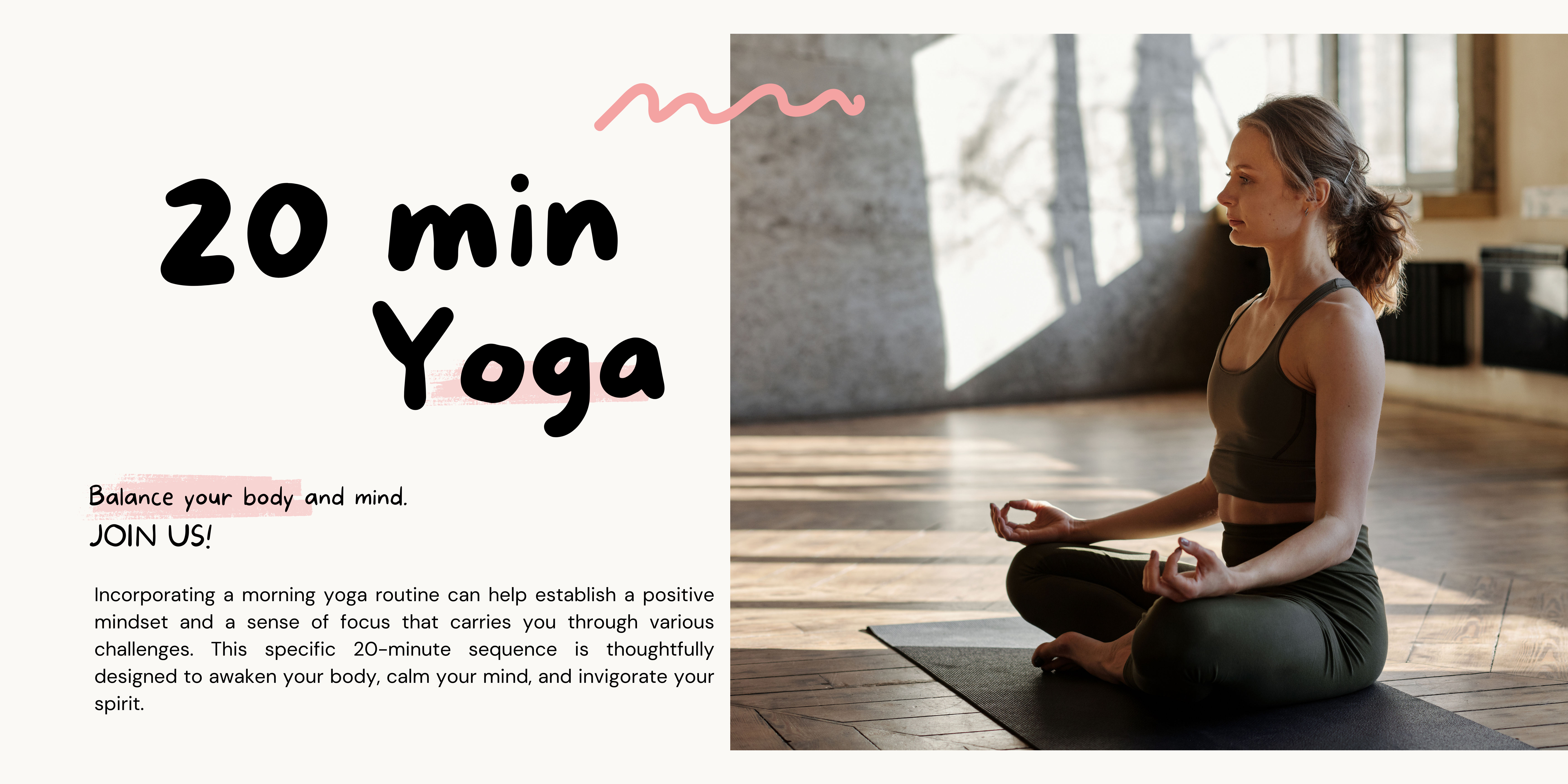 20 Minute Morning Yoga Routine for Positivity and Focus